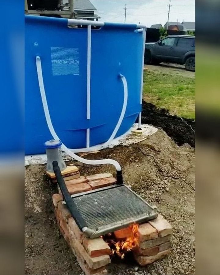 Heated pool