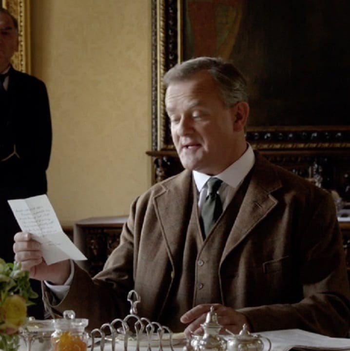 Henry’s letter from Downton Abbey