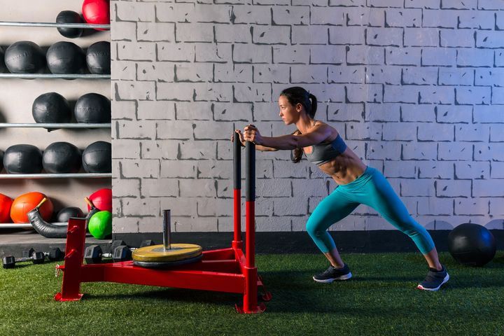 How to Properly Perform the Weighted Sled Push