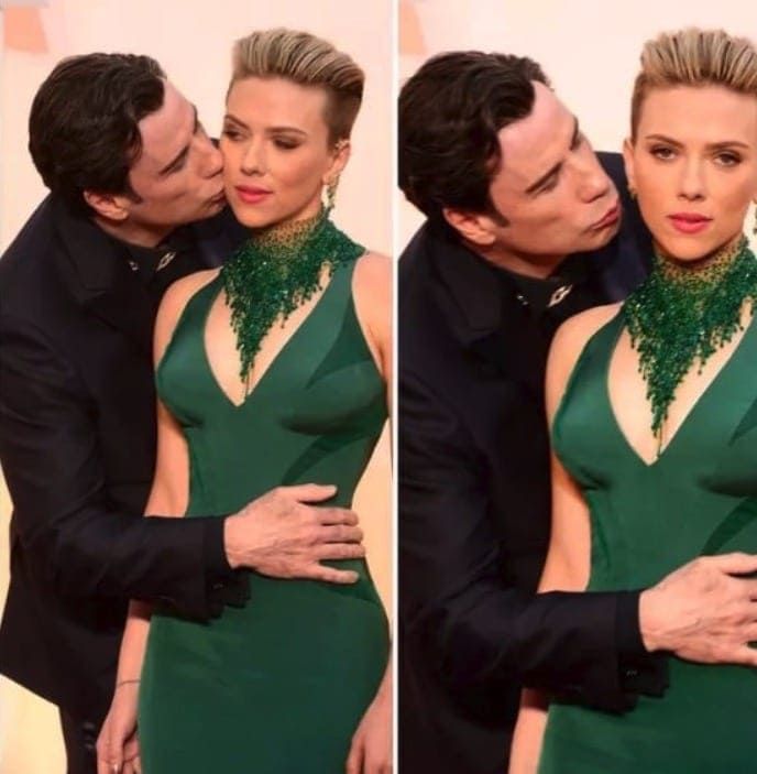 John Travolta gets creepy