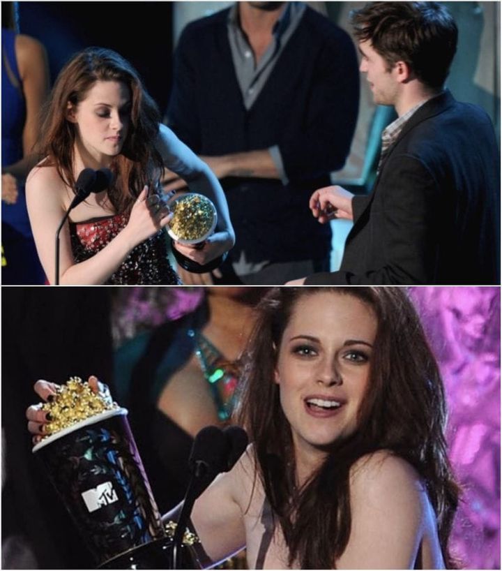 Kristen Stewart breaks an award