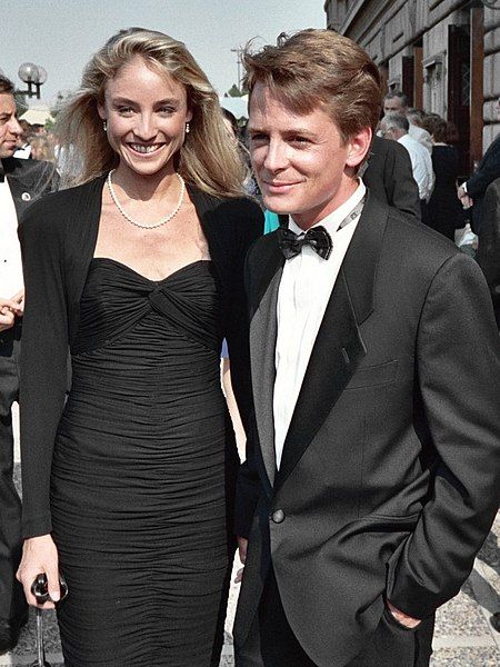 Michael J. Fox and Tracy Pollan (1988)