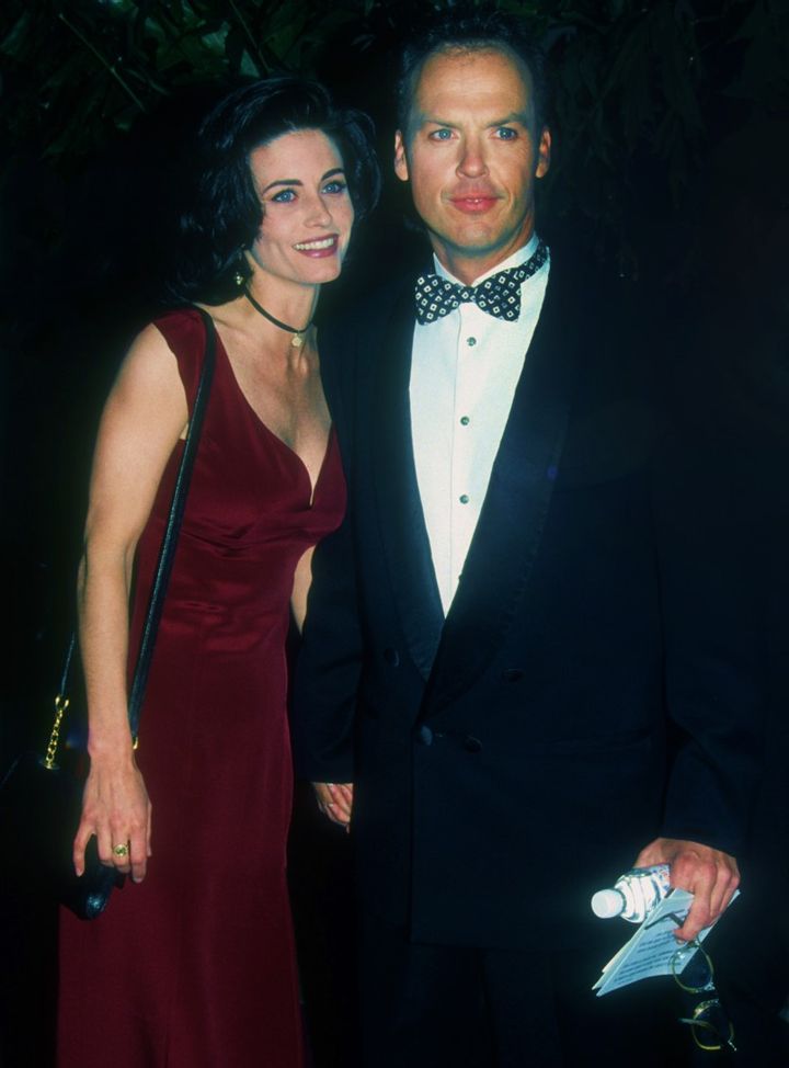 Michael Keaton & Courtney Cox 