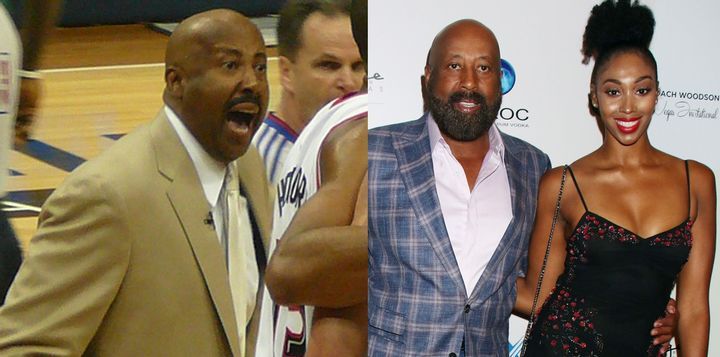 Mike Woodson and Mariah Woodson
