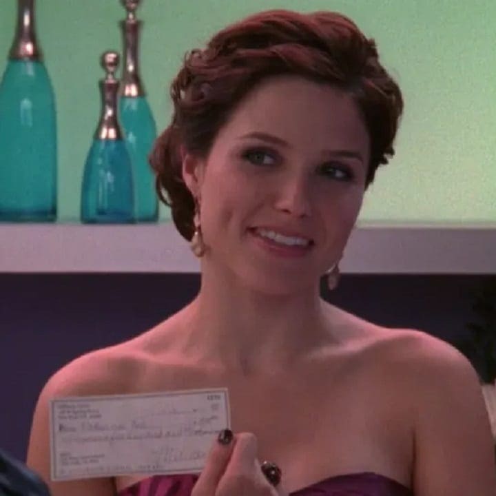 Millie’s check from One Tree Hill