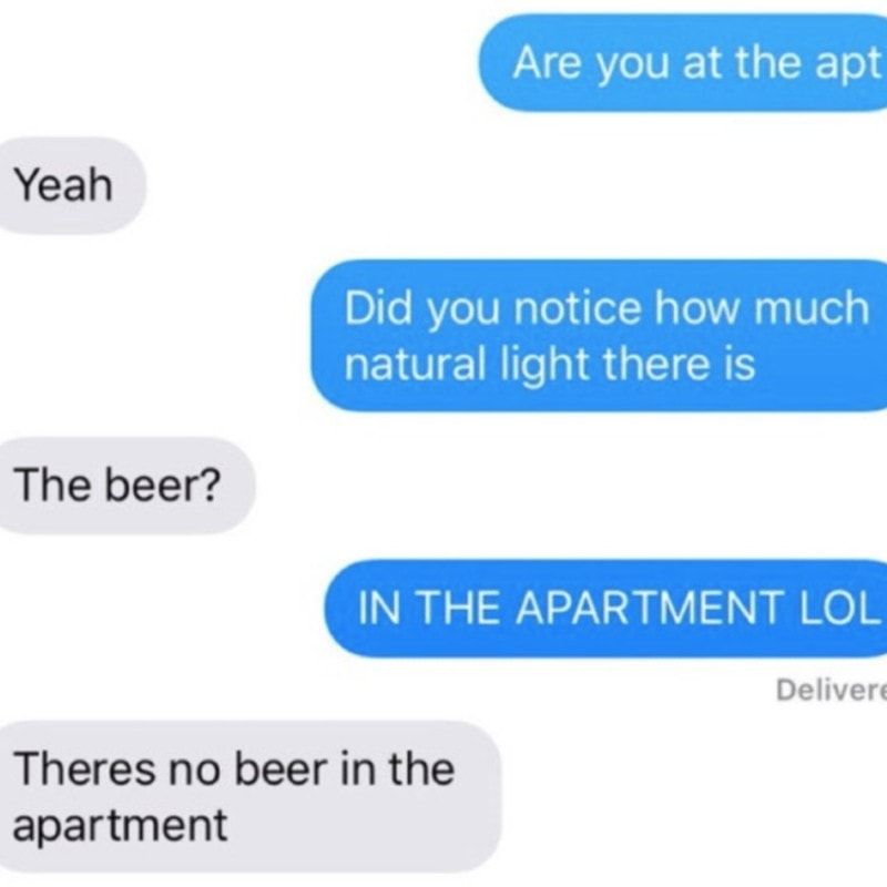 Natural light or natural light