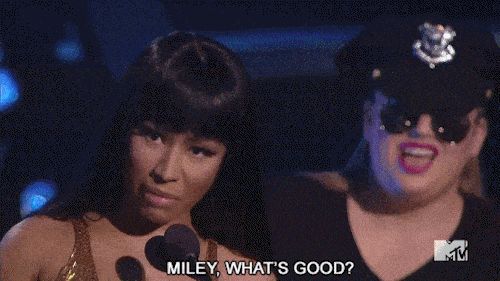 Nicki Minaj calls out Miley Cyrus