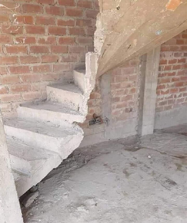Paper thin stairs