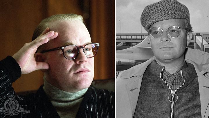 Philip Seymour Hoffman as Truman Capote in “Capote”