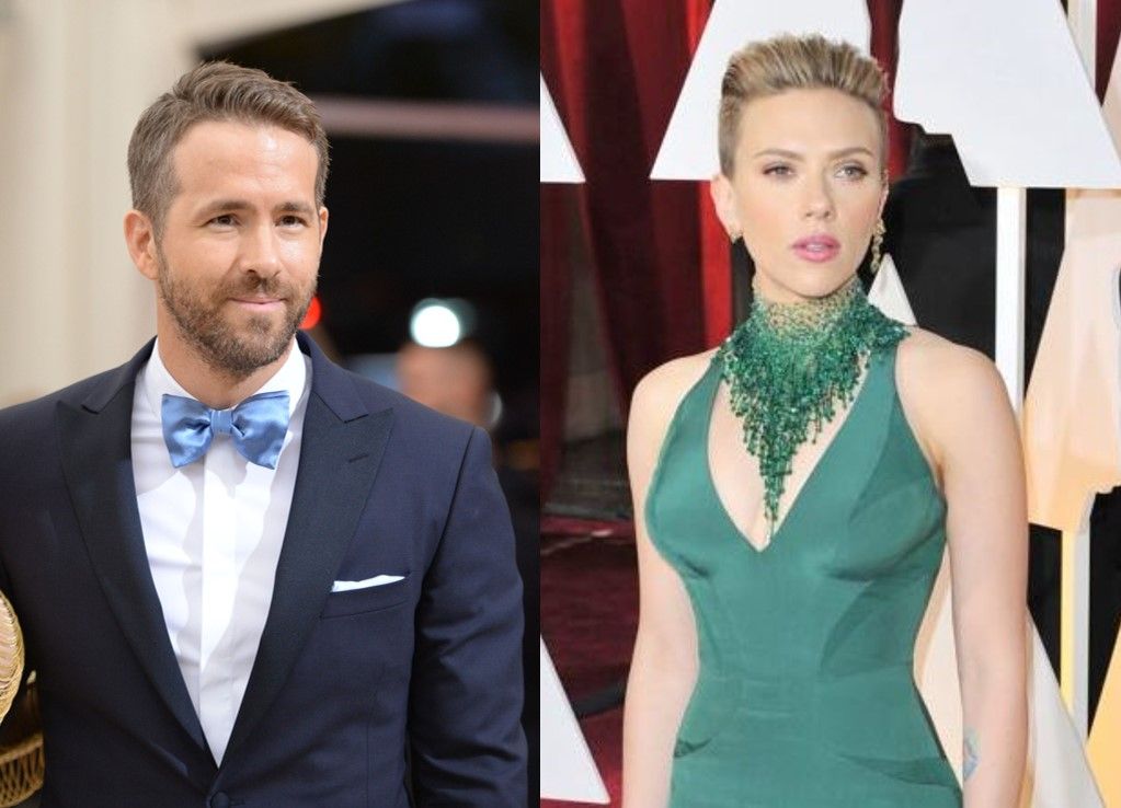 Ryan Reynolds and Scarlett Johansson 