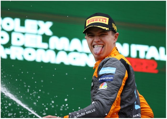 Racing star Lando Norris