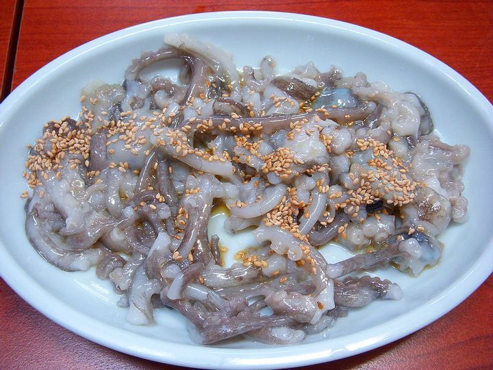Live Octopus That Keeps Moving On Plate
