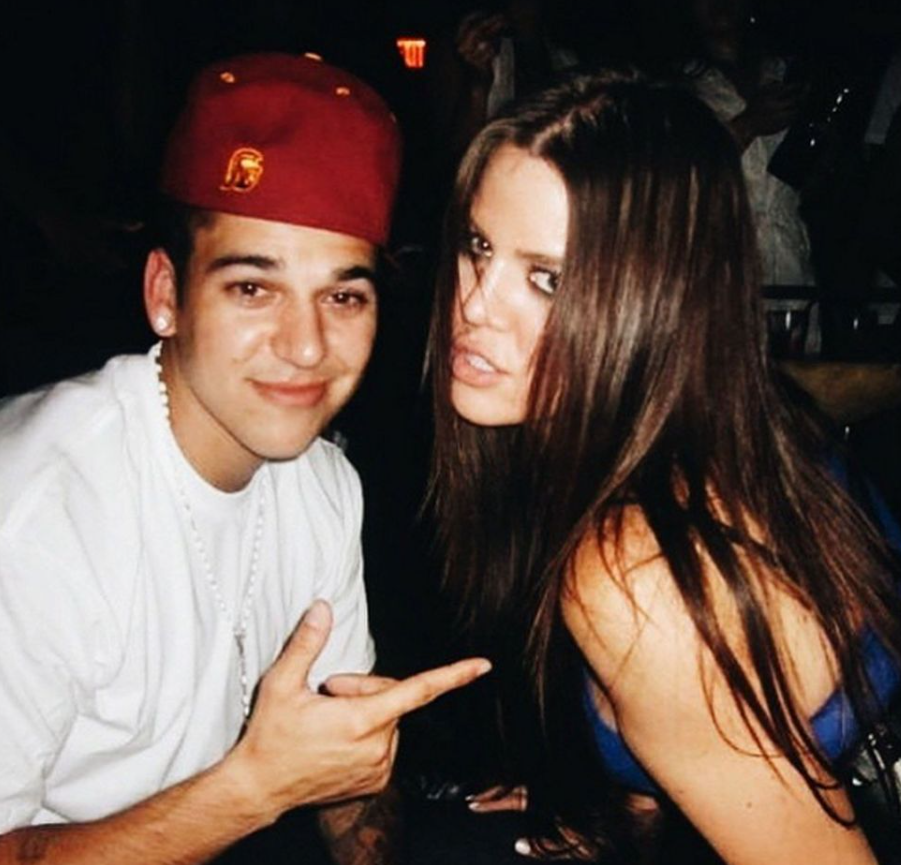 Rob and Khloe in a Candid Moment