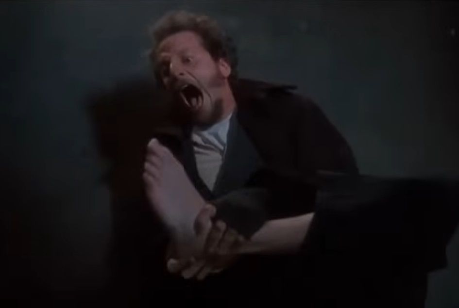 “Home Alone”: Marv Steps on a Nail