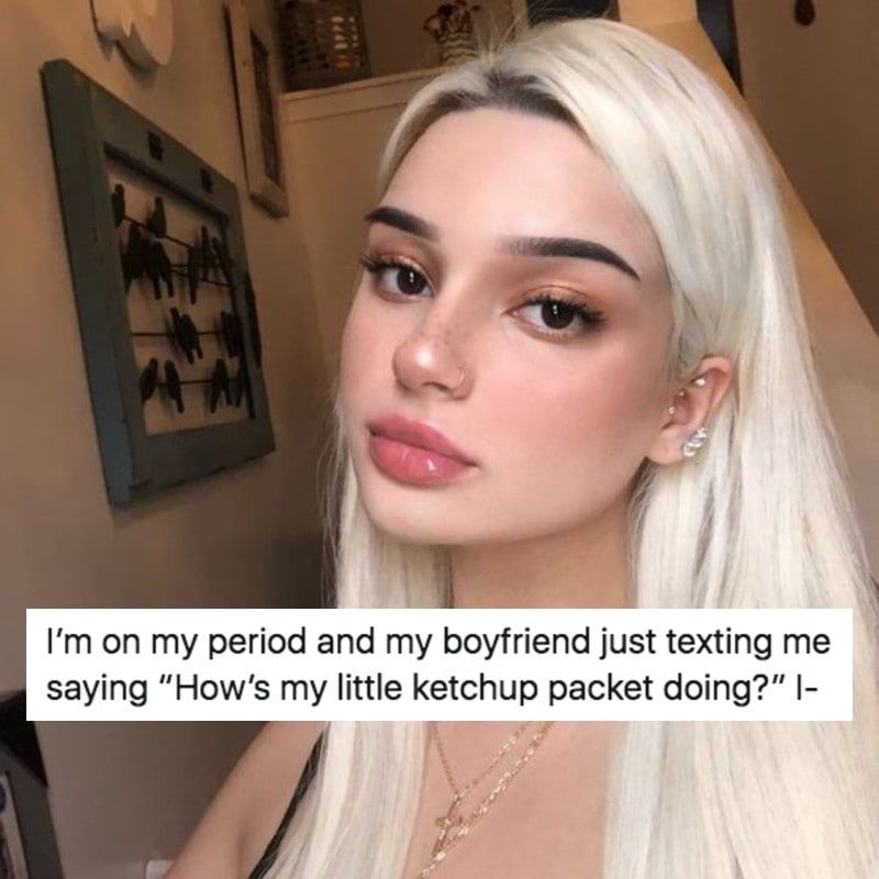 She’s his little ketchup packet