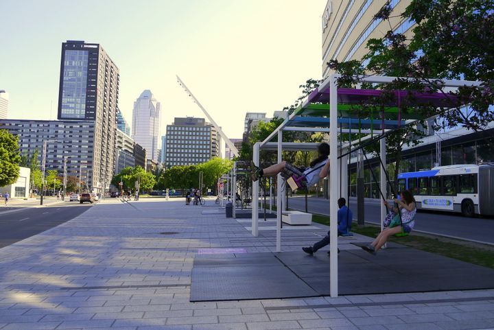 Turn Waiting into Play at Transit Stops
