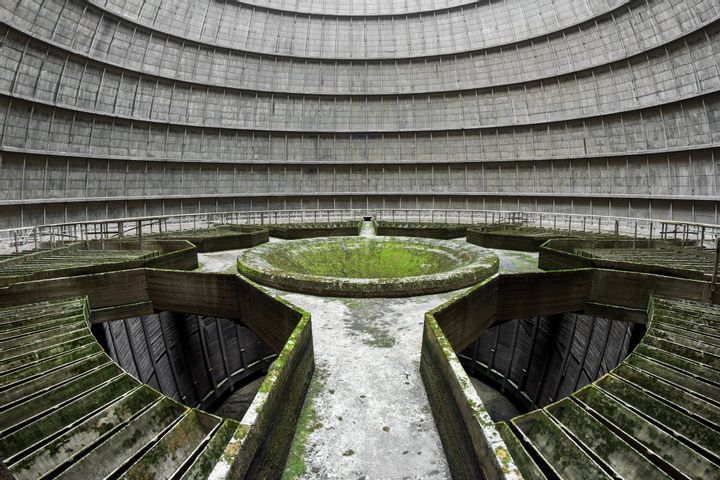 The I.M. Cooling Tower, Monceau-sur-Sambre, Charleroi, Belgium