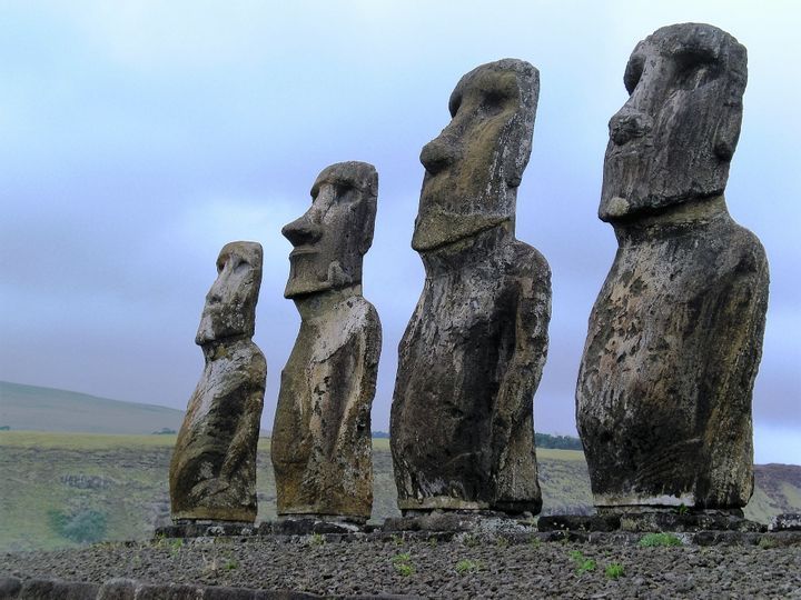 Nearly a Thousand Stone Giants On Rapa Nui