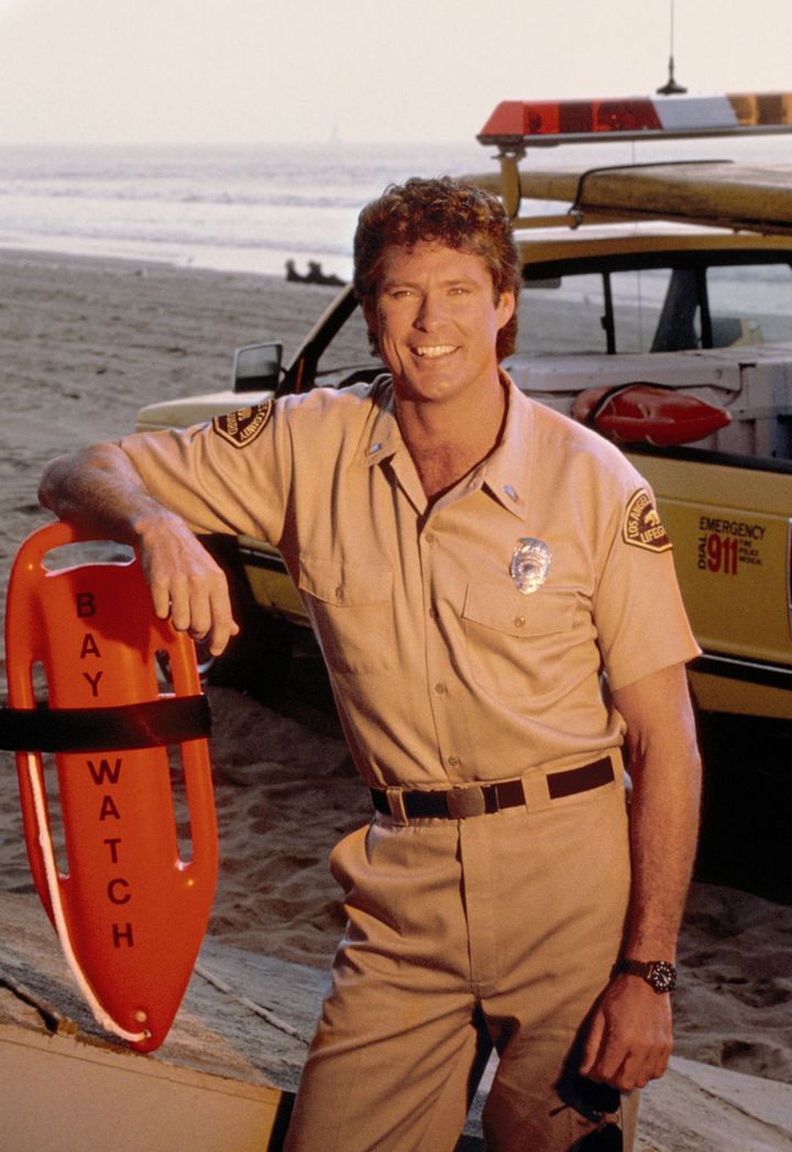 David Hasselhoff (Mitch Buchannon): Then