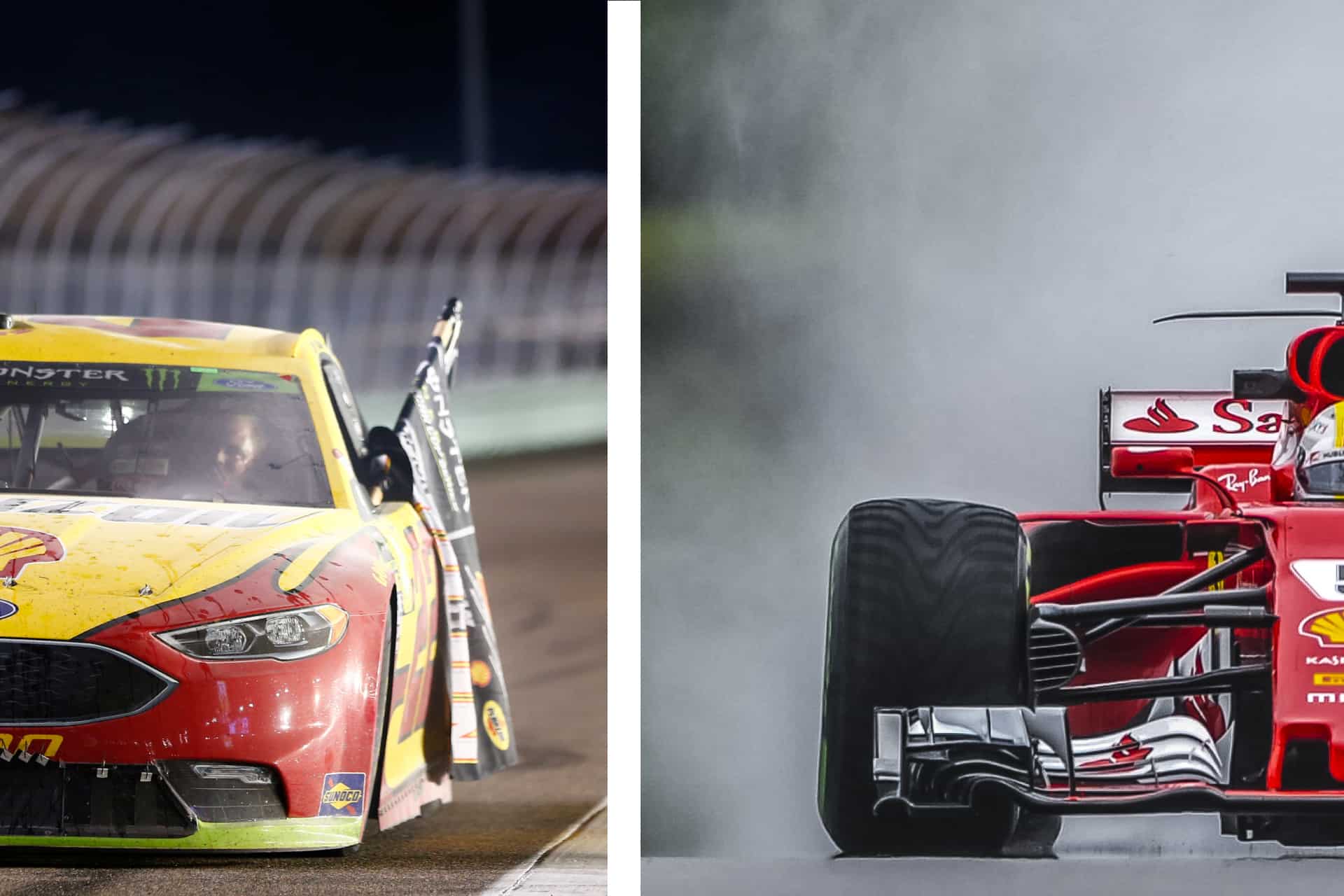 What’s the Difference Between NASCAR and F1?