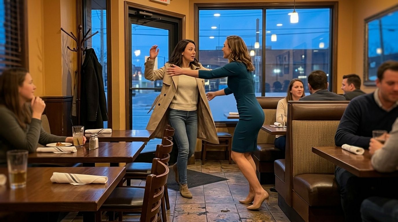 A Hug at the Door