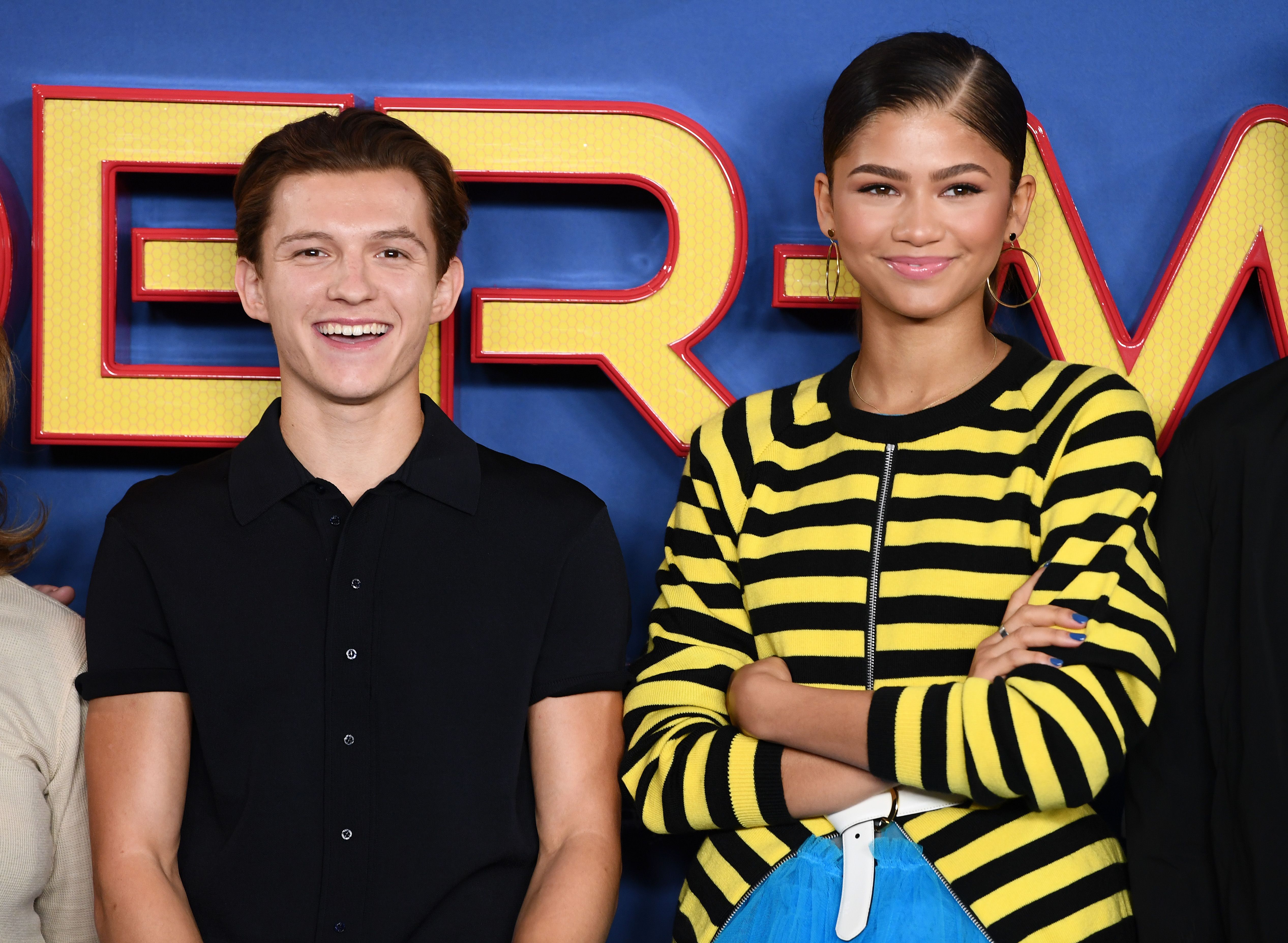 Zendaya and Tom Holland