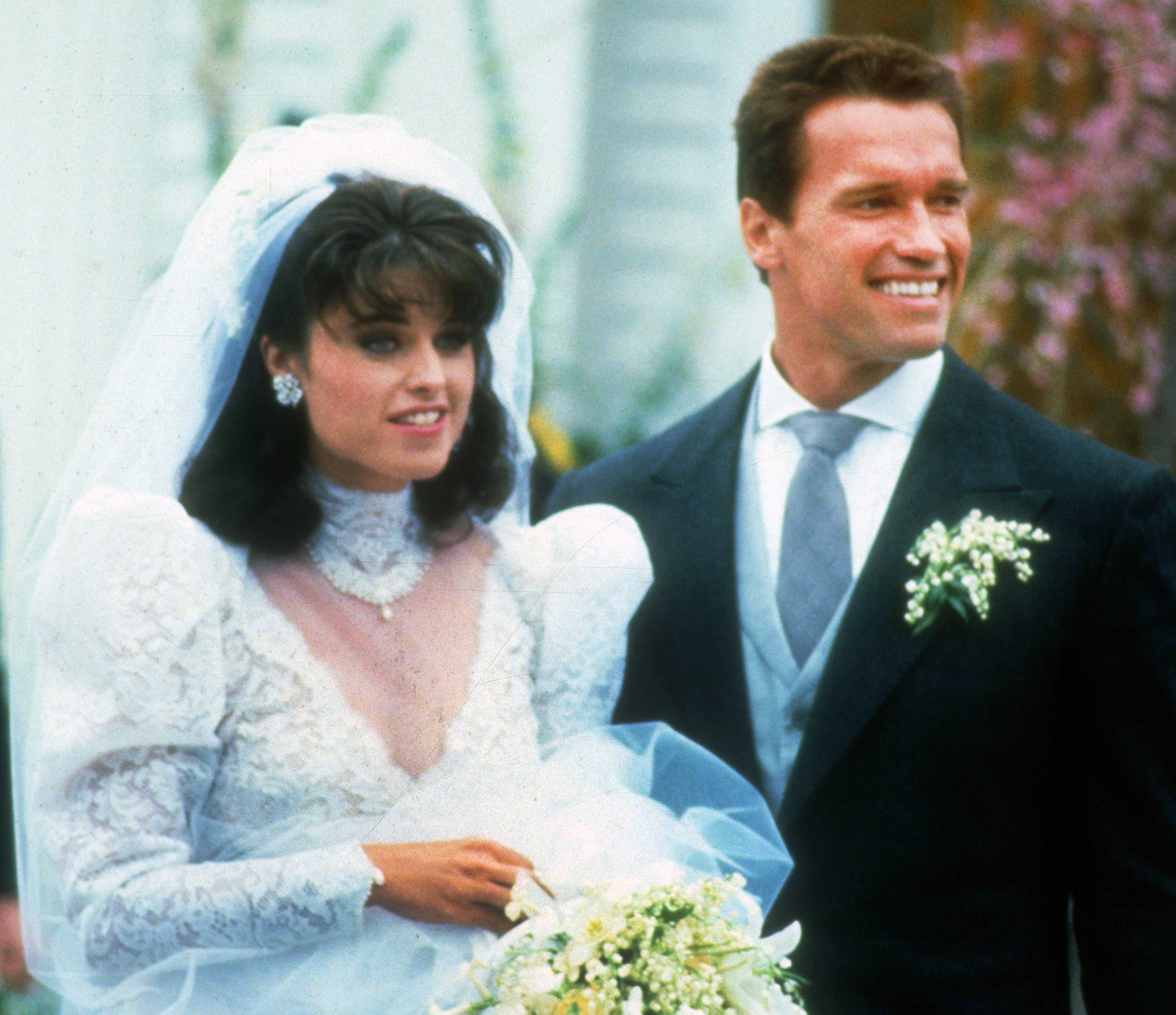 Arnold Schwarzenegger and Maria Shriver (1986)