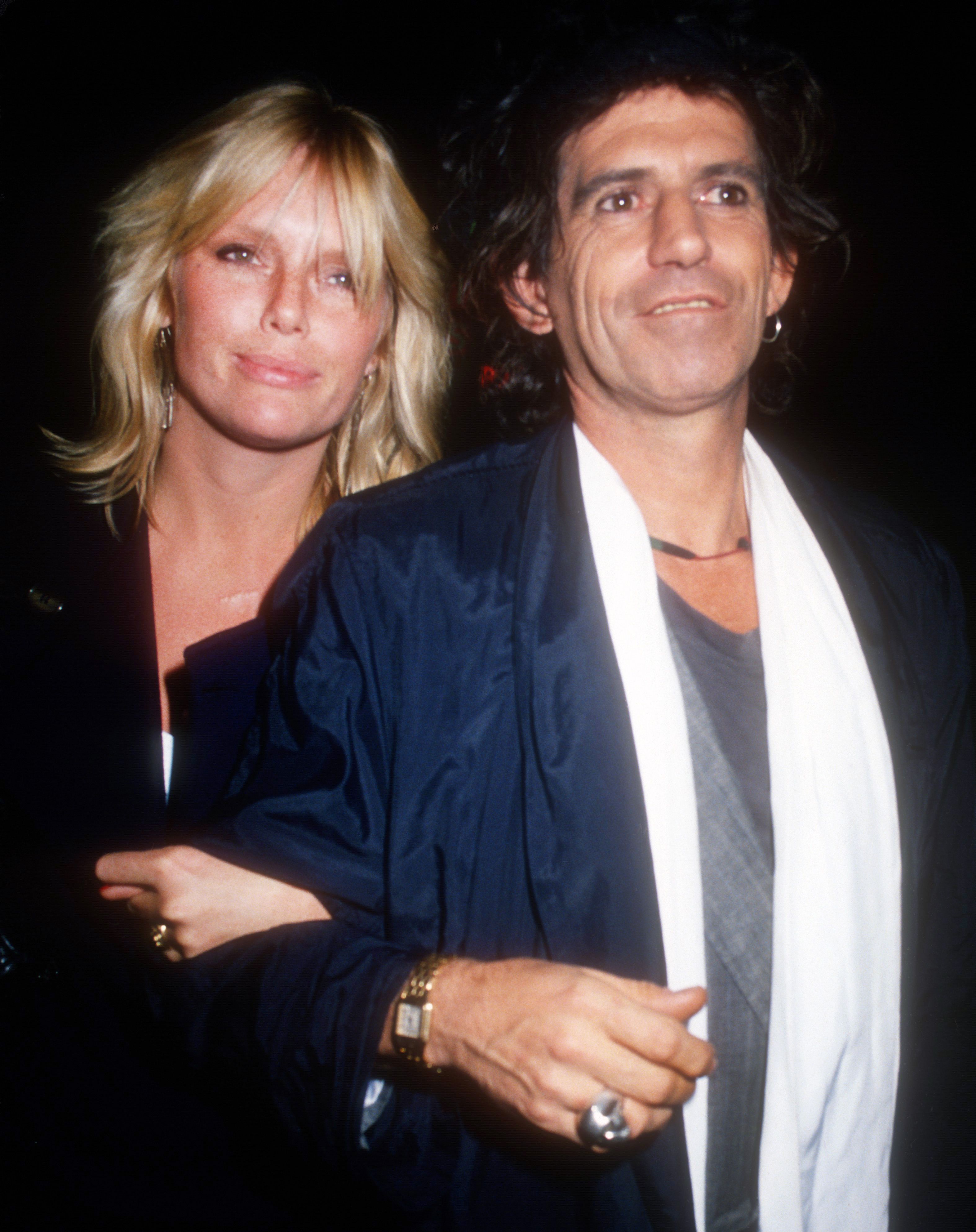 Keith Richards and Patti Hansen (1983)