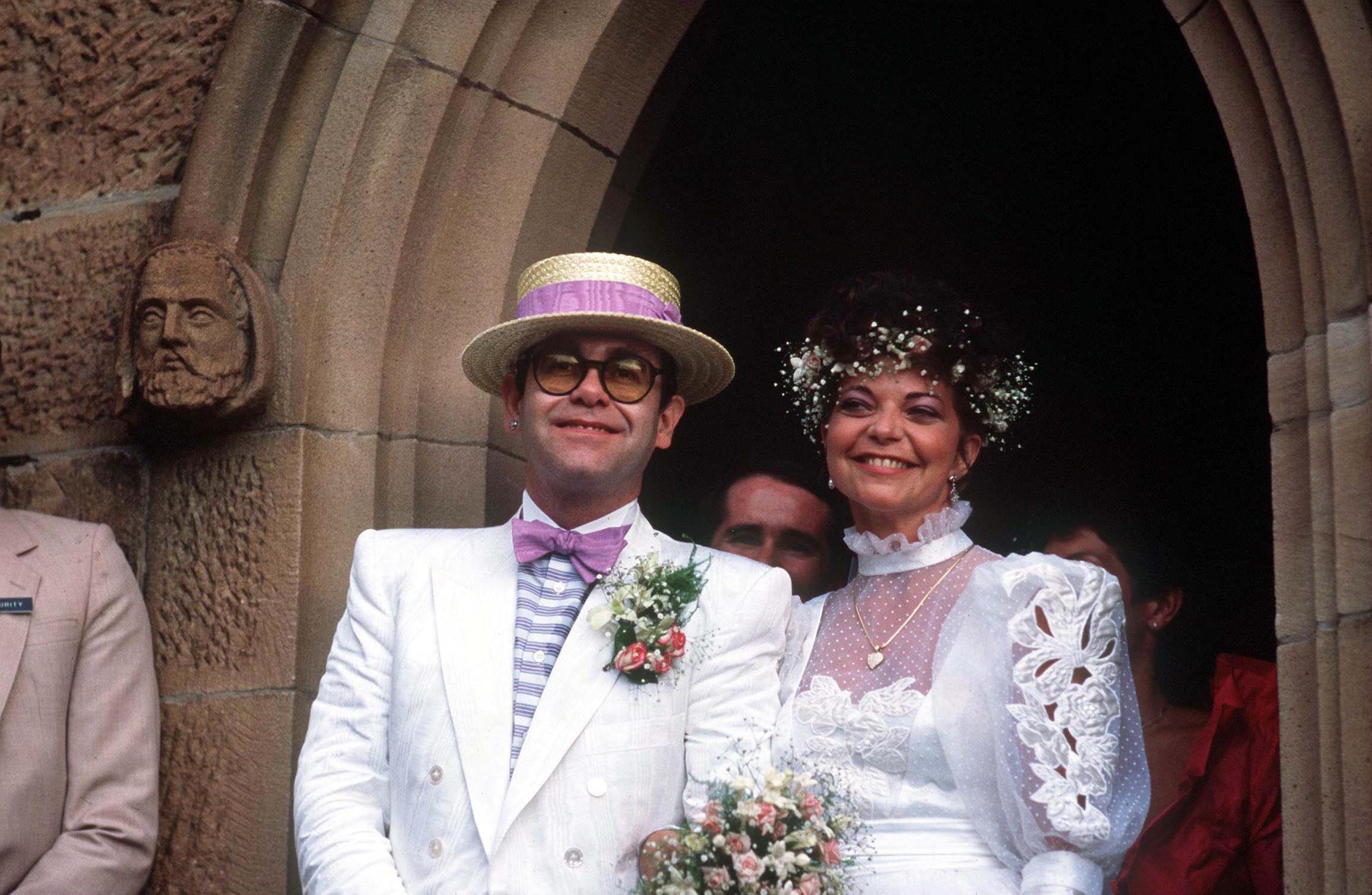 Renate Blauel and Elton John (1984)