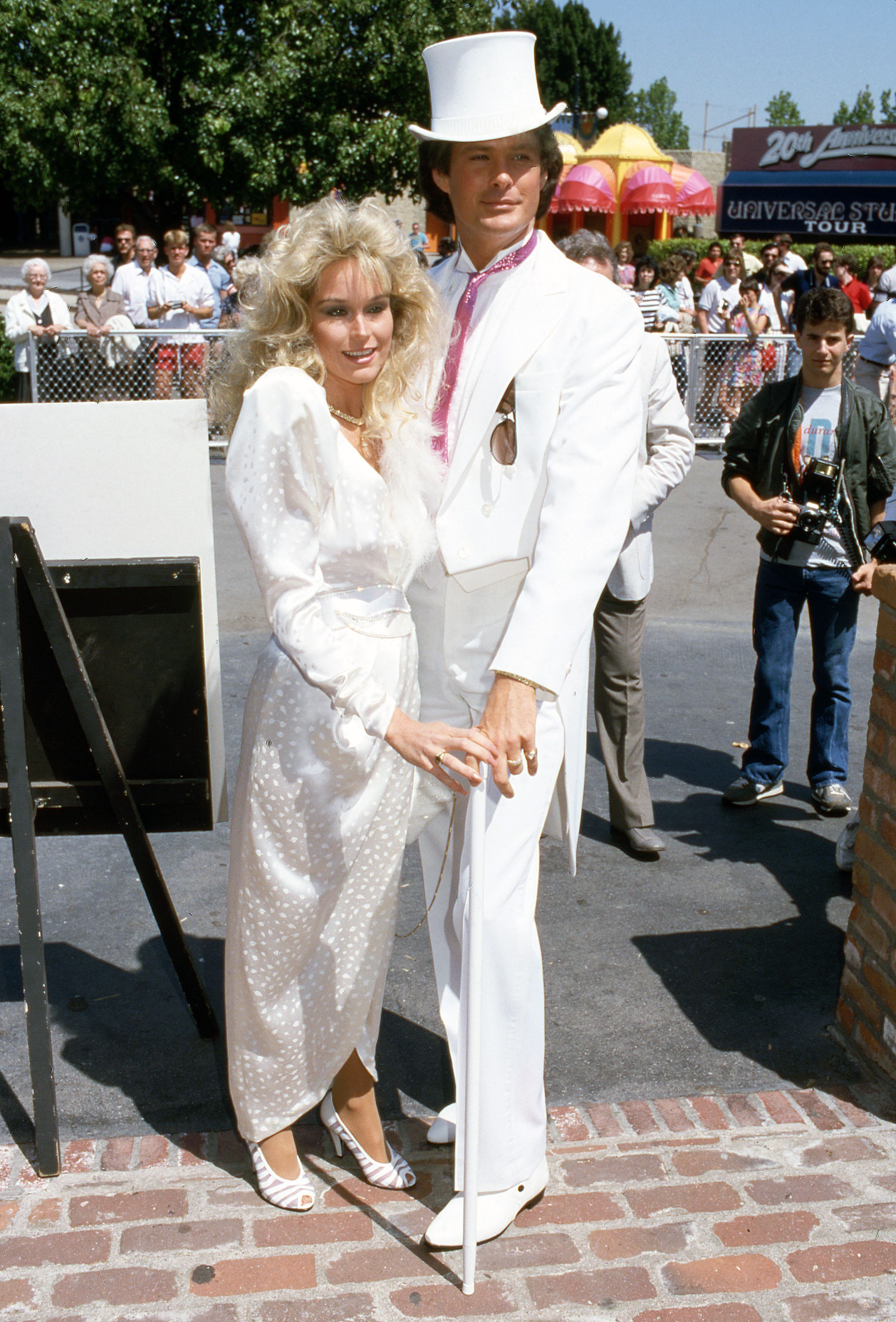 David Hasselhoff and Catherine Hickland (1984)