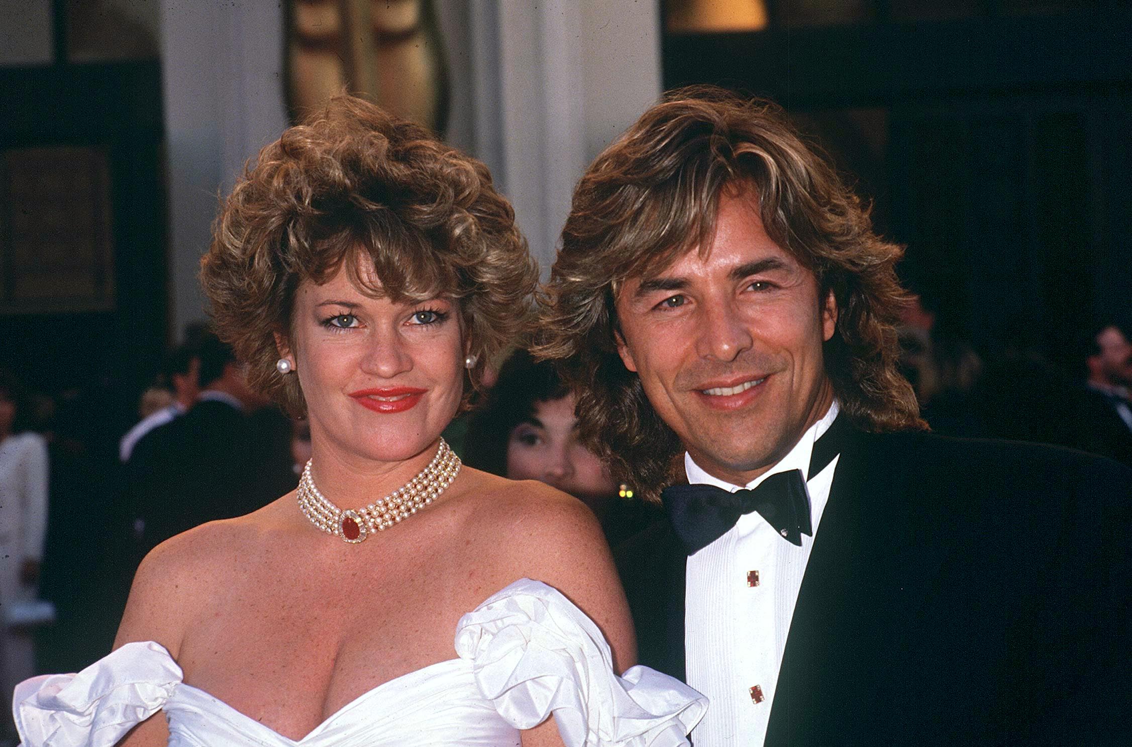 Don Johnson and Melanie Griffith (1976 and 1989)