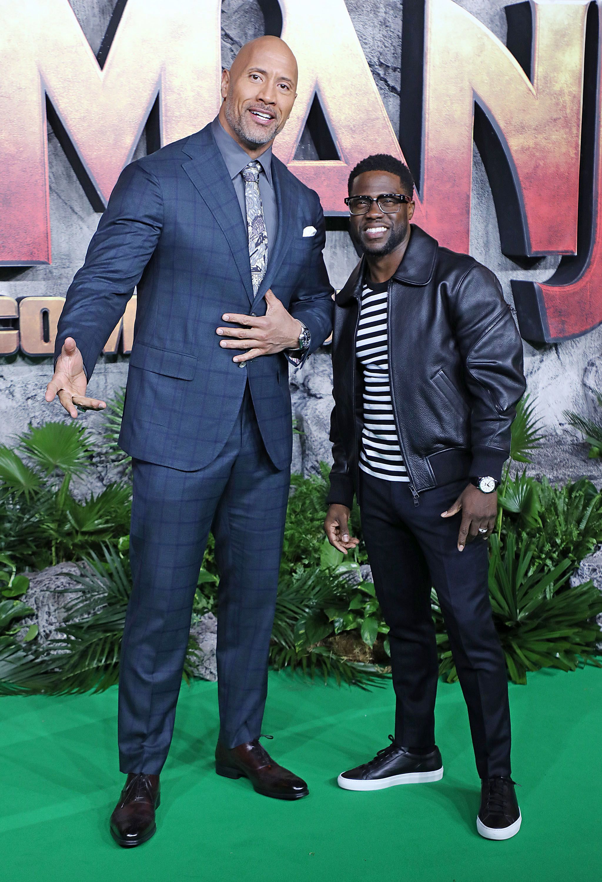 Kevin Hart and Dwayne Johnson 