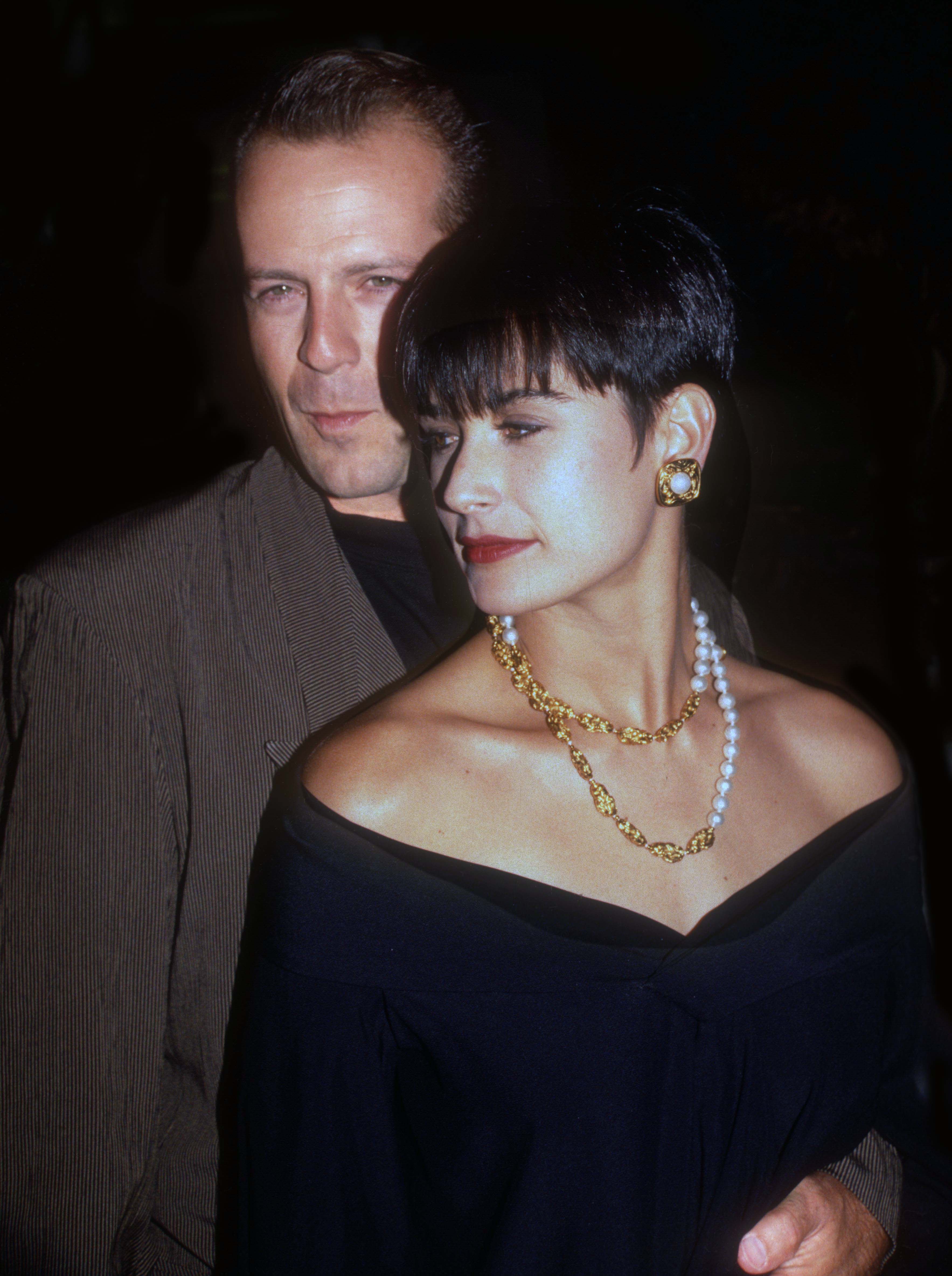 Demi Moore and Bruce Willis (1987)