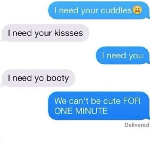 Let’s just be cute for once