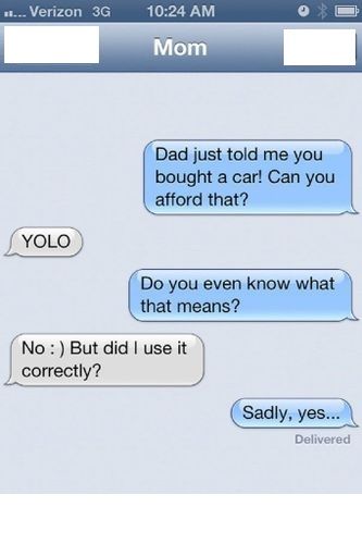 Using it correctly on accident