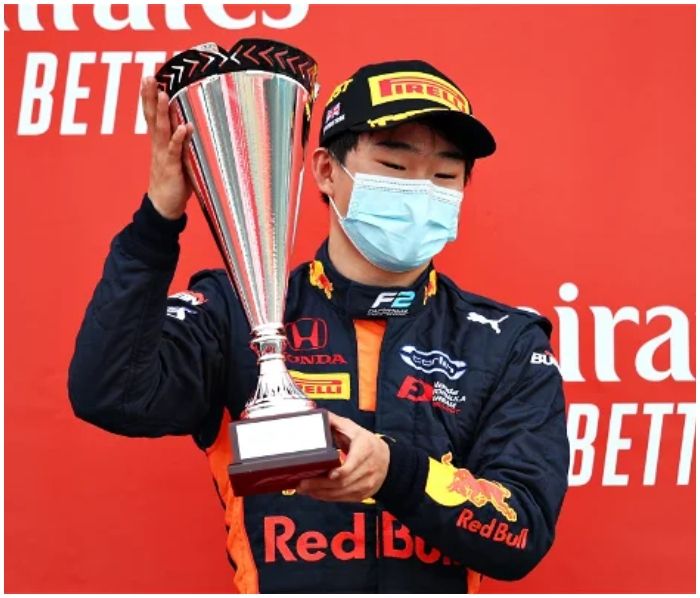 Japanese Driver Yuki Tsunoda